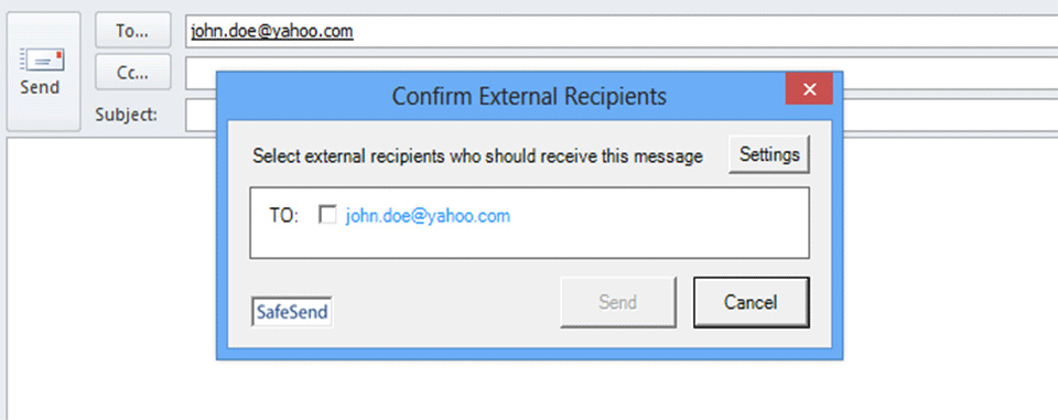 Email sent to wrong person |﻿ How do you do....it?
