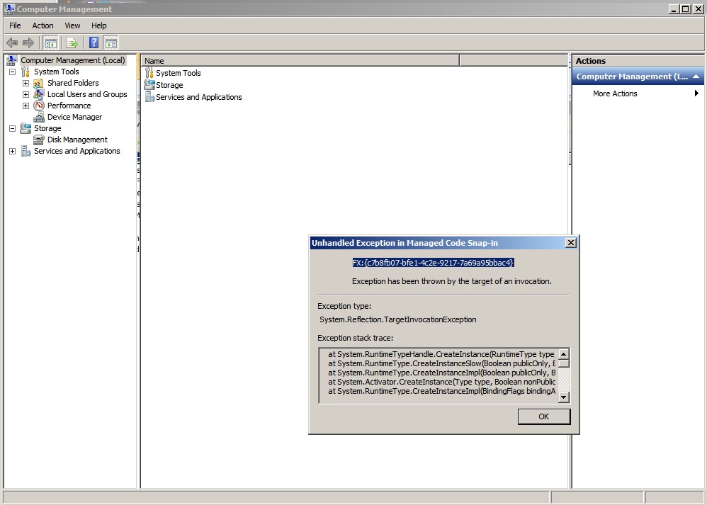 Mmc error on event viewer and task scheduler windows 7 edugeek
