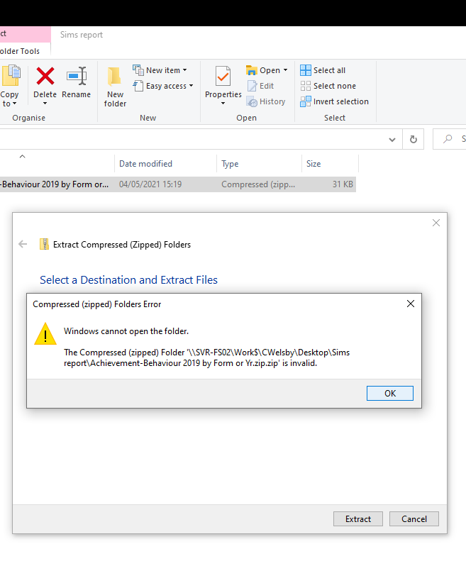 Sims achievement and behaviour report mis systems