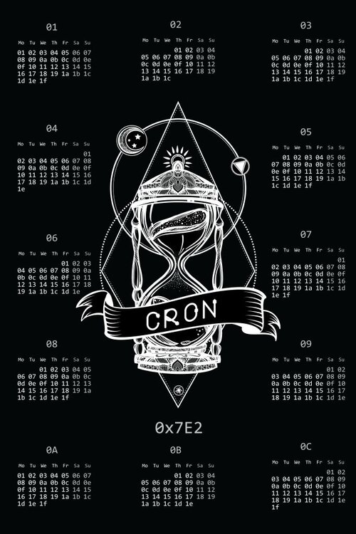 2018 Hexadecimal Calendar [Black].jpg