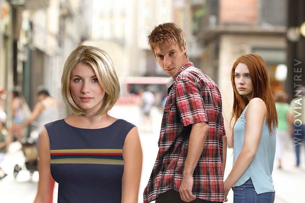 Distracted boyfriend meme with a Doctor Who theme.jpg