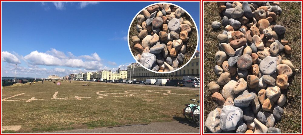 Hove Lawns Stone Coronavirus Tribute.jpg