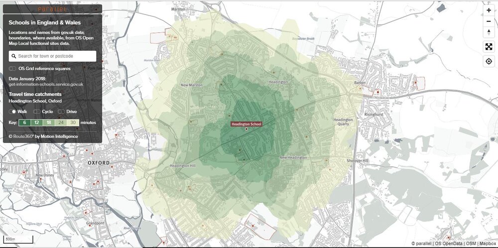 Isochrone Map Transport Walking.JPG