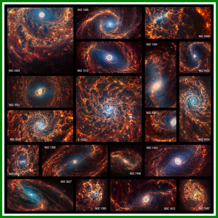 JWST 19 Spiral Galaxies 29.01.2024.png
