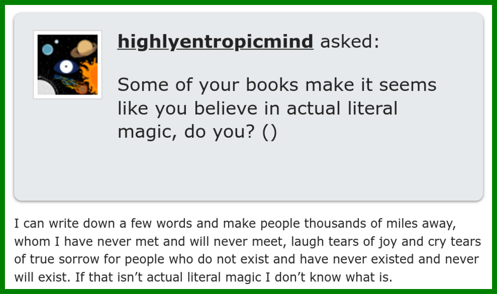 Neil Gaiman Believes In Actual Literal Magic.png