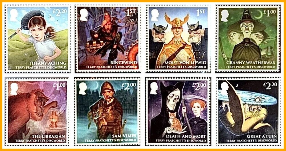 Royal Mail Terry Pratchett Discworld Stamps 2023.jpeg
