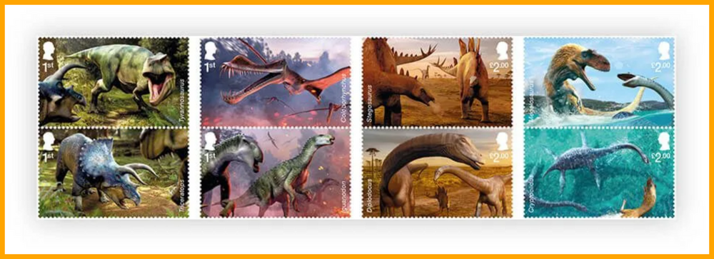 The Age of the Dinosaurs Stamp Set - Royal Mail.png