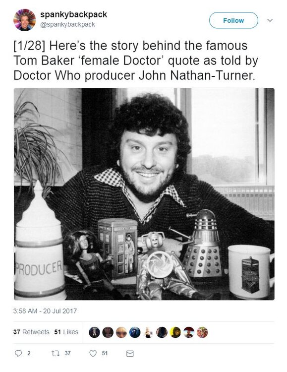 The Story Behind The Famous Tom Baker ‘Female Doctor’ Quote.JPG