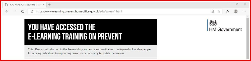 YOU HAVE ACCESSED THE E-LEARNING TRAINING ON PREVENT.jpg