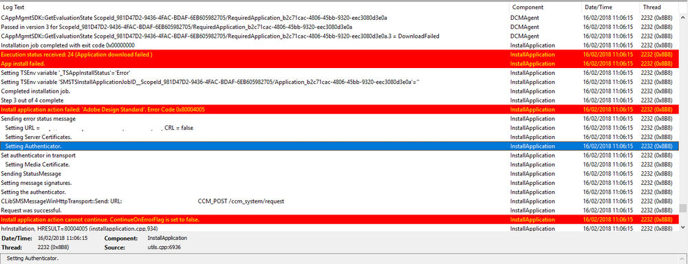 smsts app failed.PNG